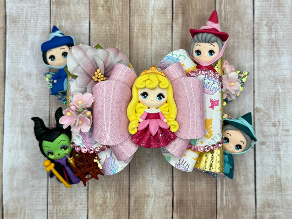 Sleeping Princess 2in1 Shaker Ears with Removable Bow