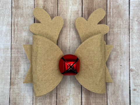 Reindeer Bell Bow