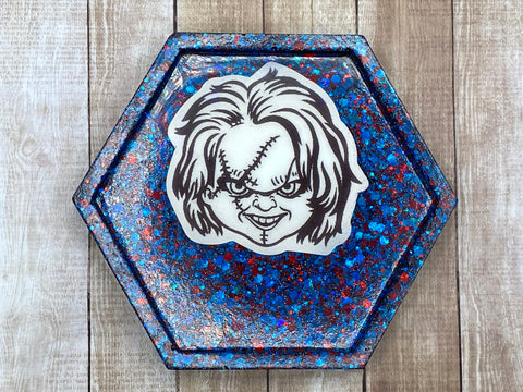 Chucky Resin Coaster