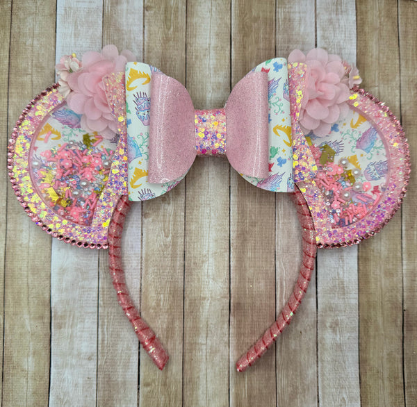Sleeping Princess 2in1 Shaker Ears with Removable Bow
