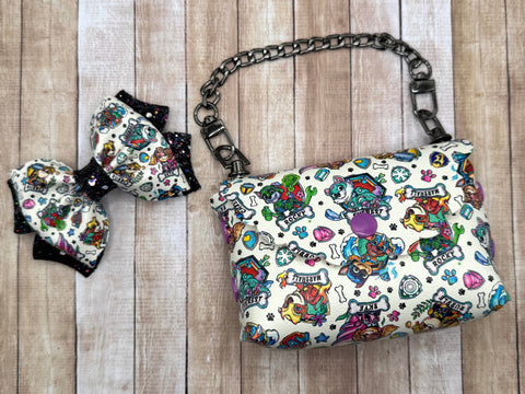 Paw Pups Purse & Bow Set