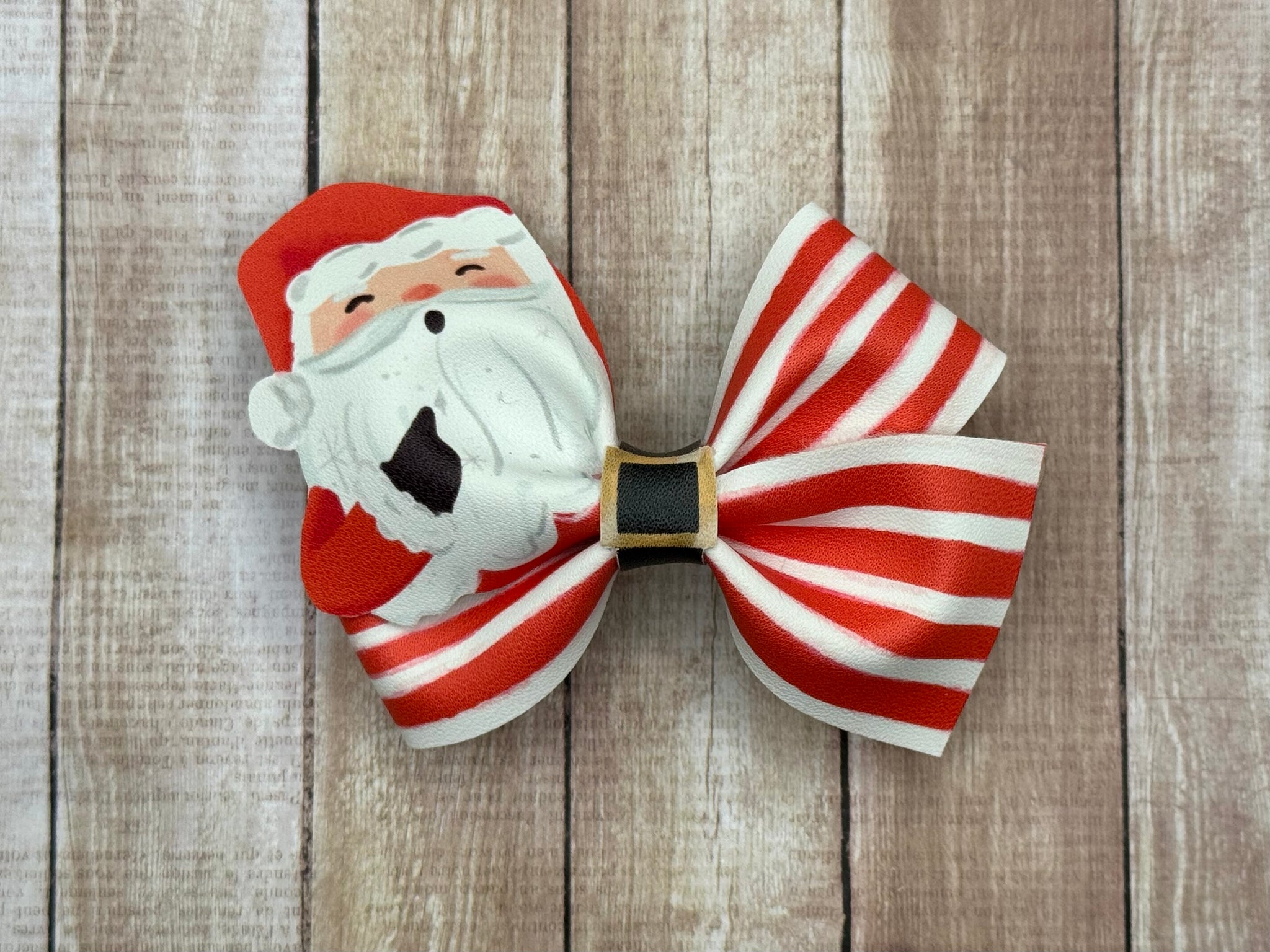 Santa Loop Shaped Bow