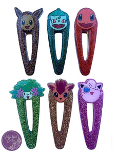 Pocket Monster Resin Clips