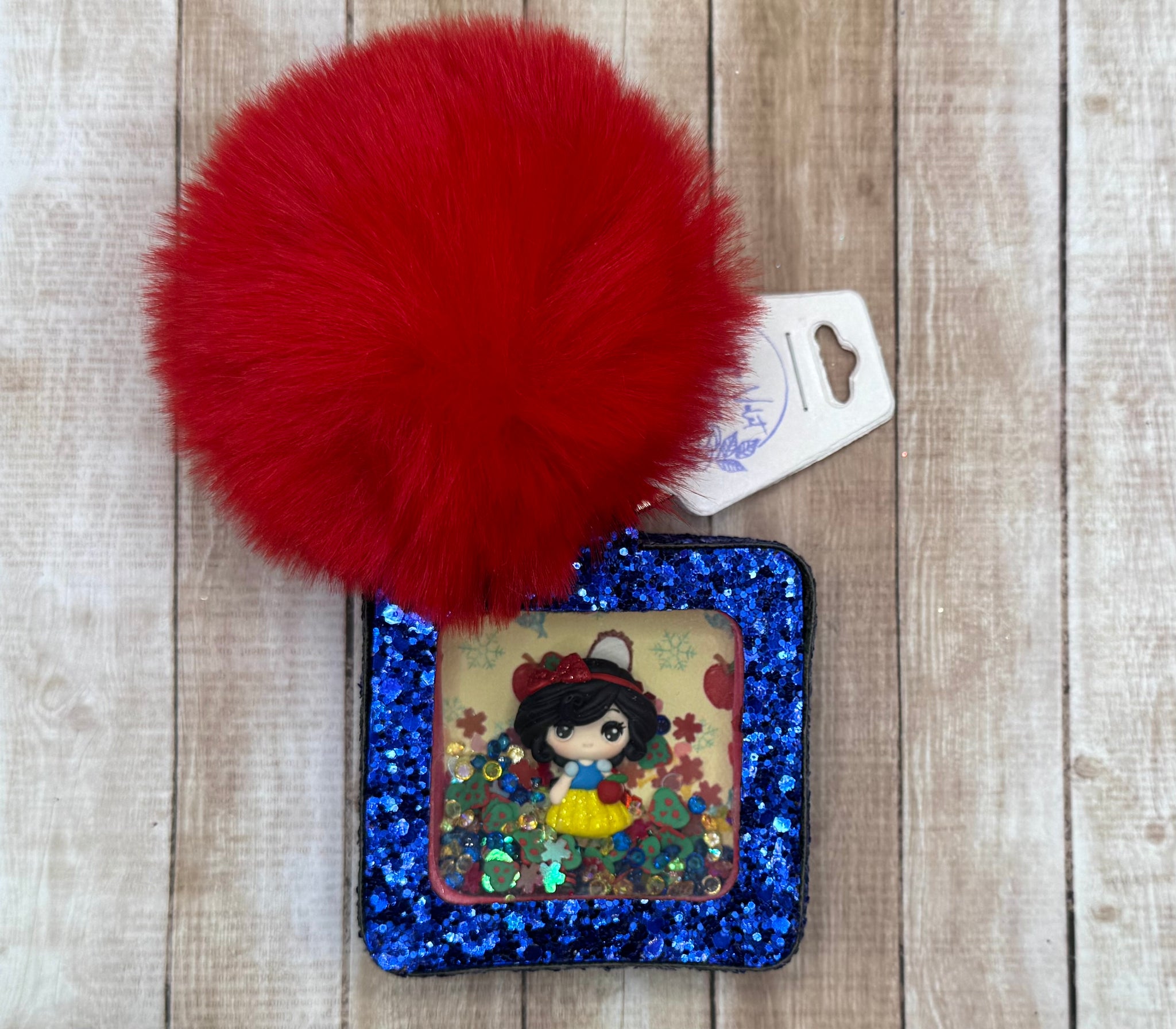 Apple Princess Keychain