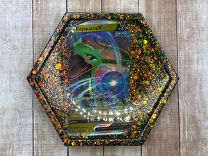 Rayquaza Resin Coaster *Flawed*