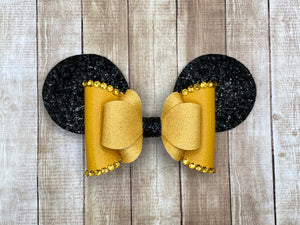 Yellow Mouse Head Bow