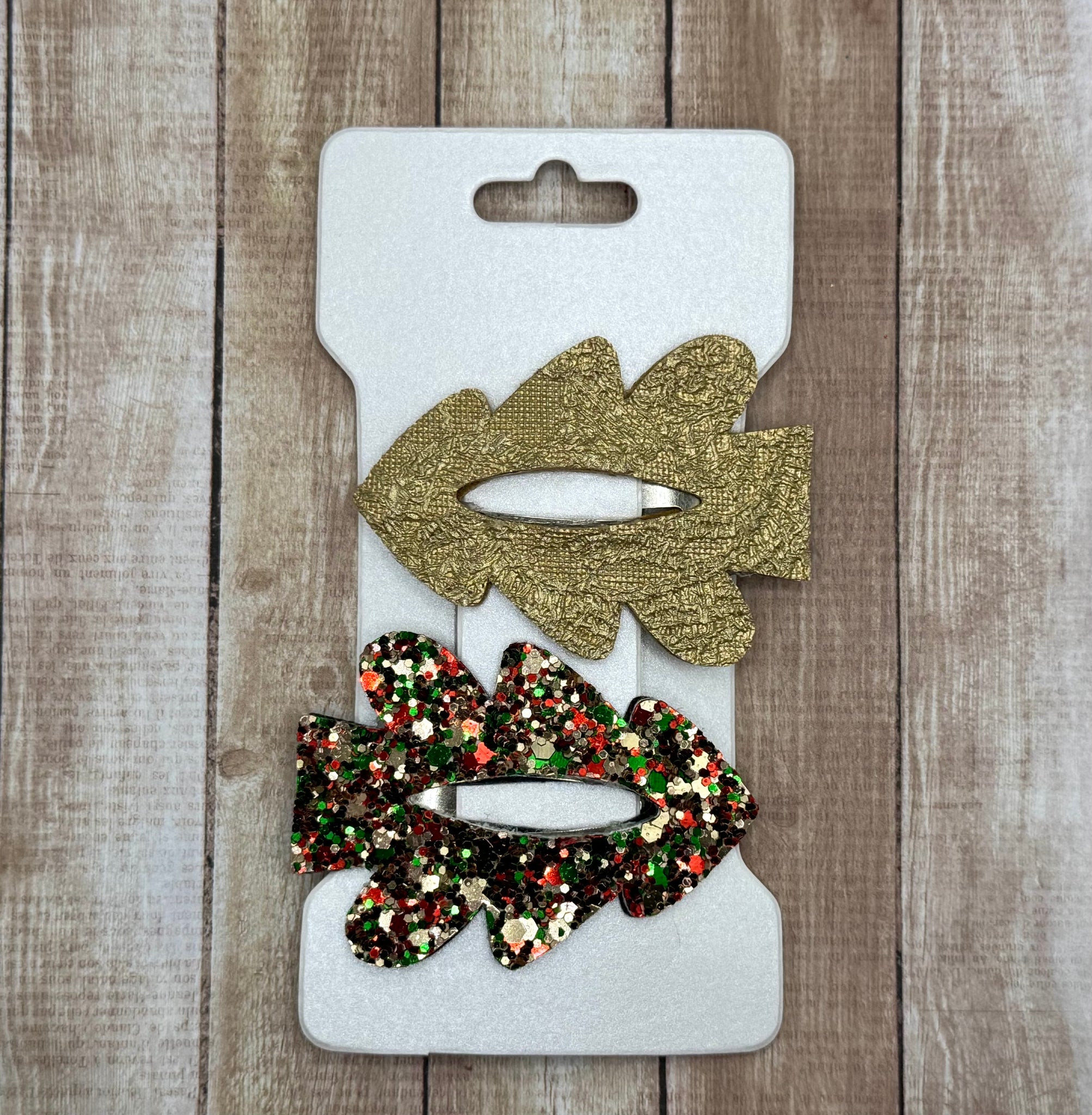 Gold Lace Tree Snapclip Set