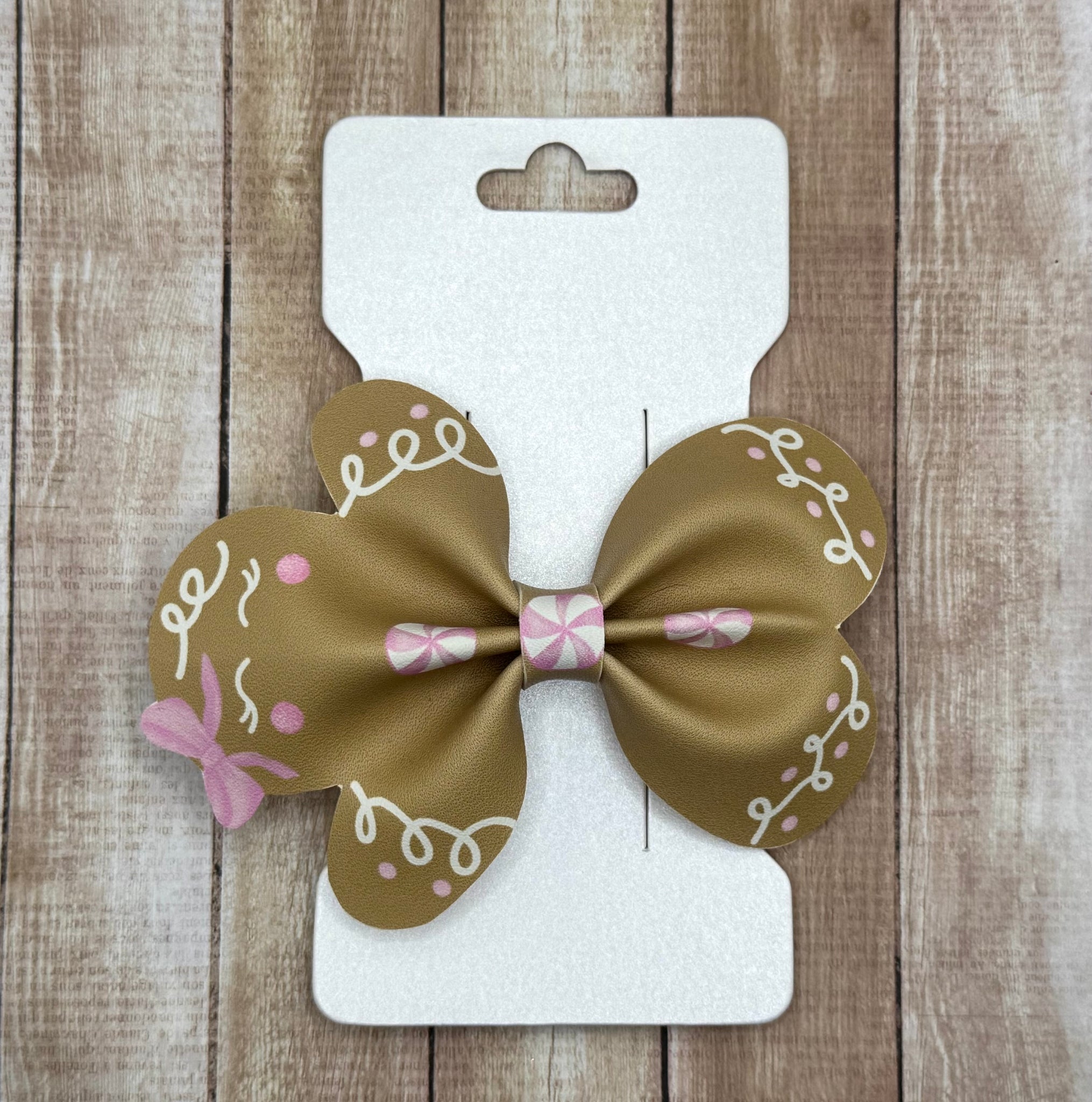 Gingerbread Shaped Bow