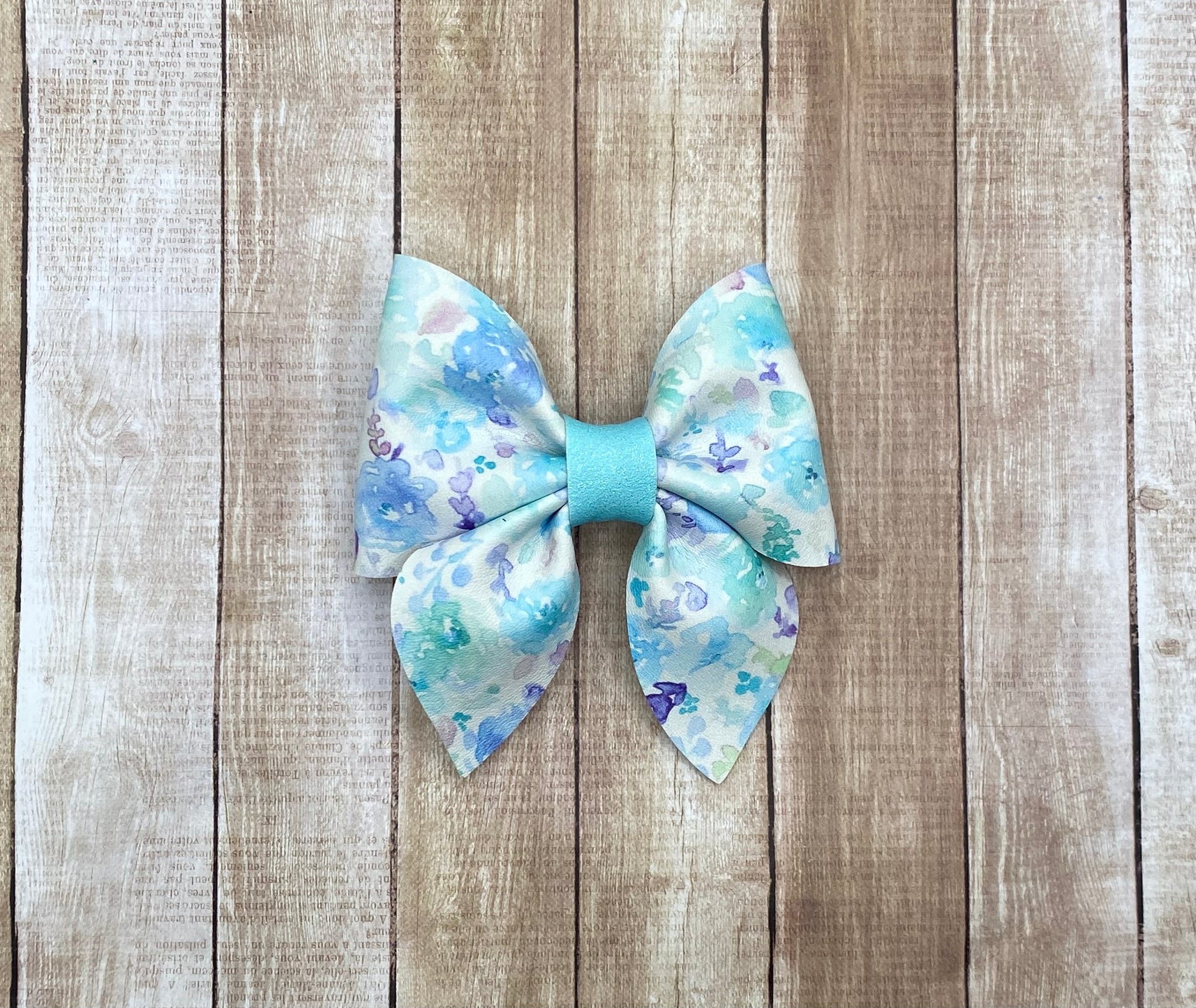 Blue Watercolor Floral Sailor