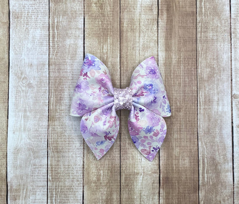 Purple Watercolor Floral Sailor