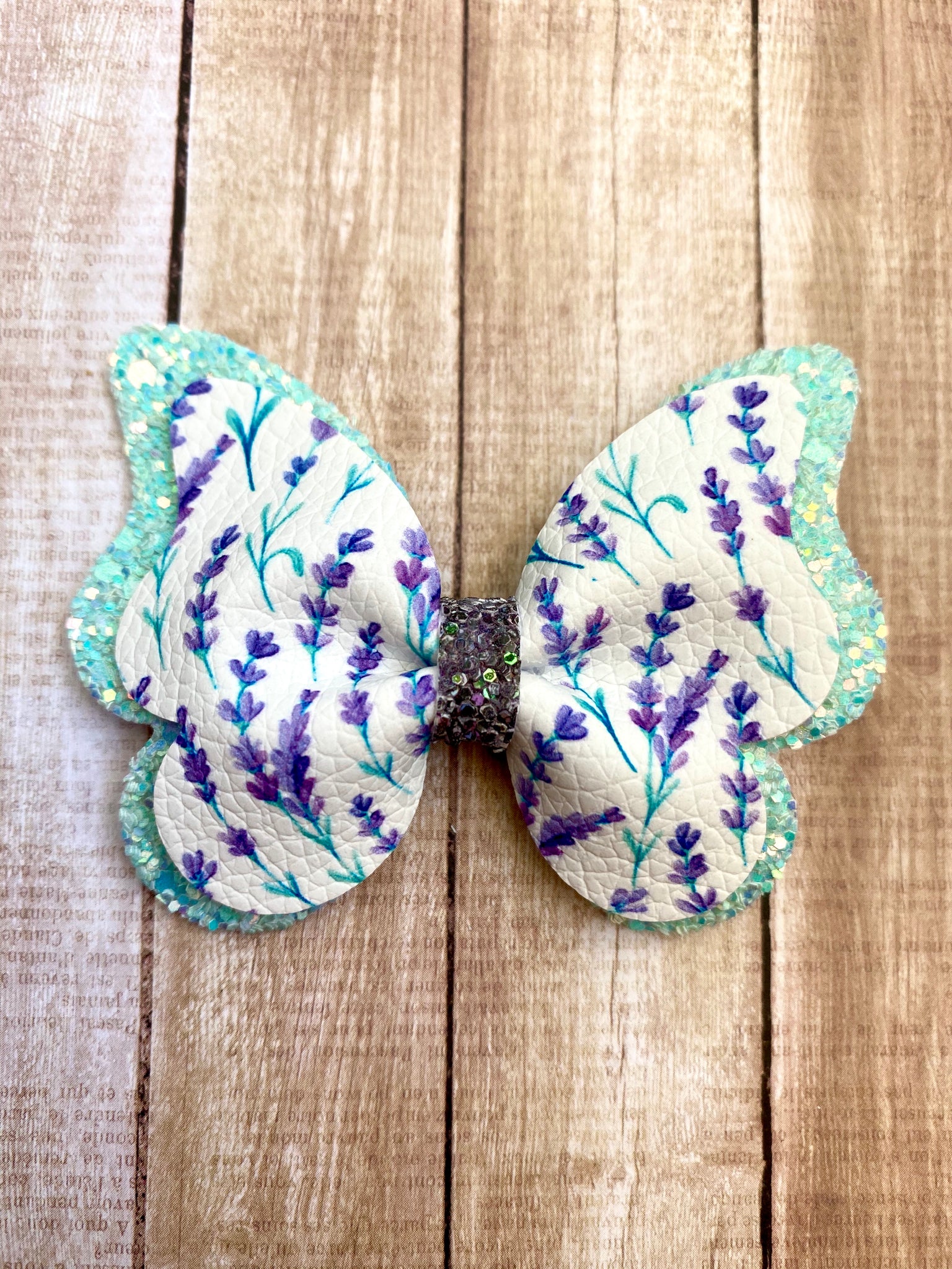 Lavender Buds Mint Butterfly