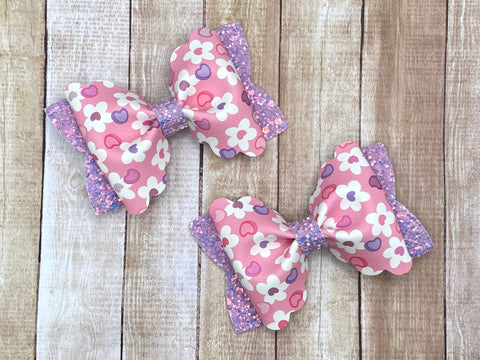 Candy Hearts Scalloped Piggies