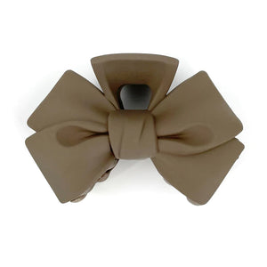 Brown Bow Claw Clip