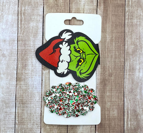 Grinch Snap Clips