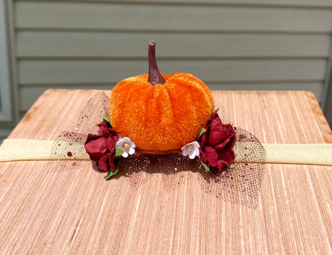 Orange Pumpkin Headband