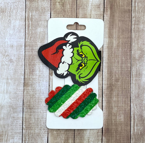 Grinch Snap Clips