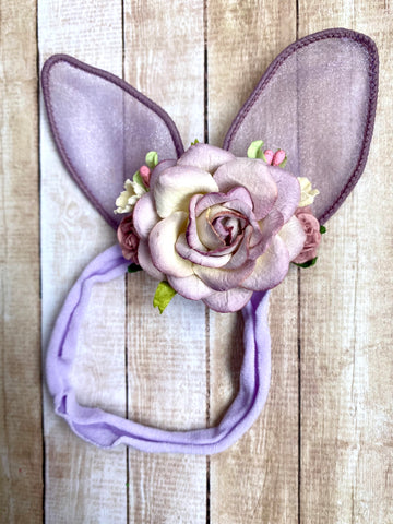 Bunny Ears Purple Headbands